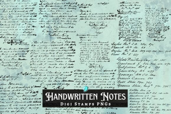 Download Handwritten Notes Digi Stamps Overlays - Overlays Collection
