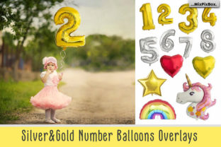 Download Shaped Number Balloons Overlays - Overlays Collection
