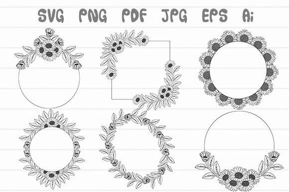 Download Flower Wearth Svg or Flower Border Png - Flower border png Collection