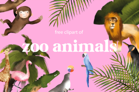 Download Zoo Animals Free Clipart - Zoo animals Collection