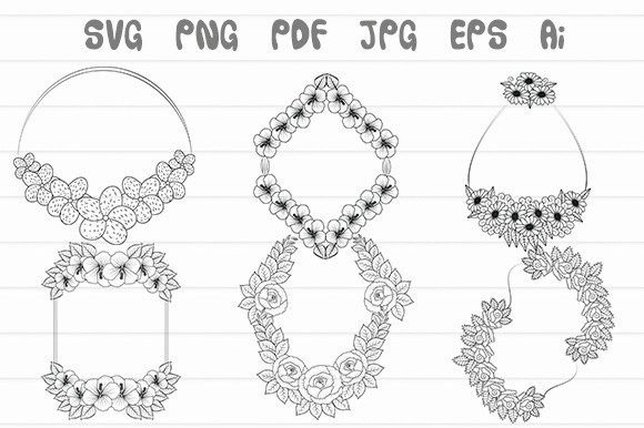 Download Flower Wearth Svg or Flower Border Png - Flower border png Collection