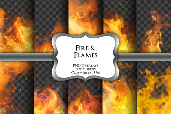 Download Fire Overlays Transparent PNG Graphics - Overlays Collection