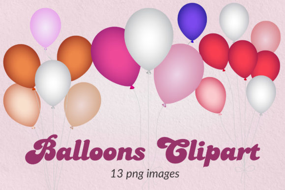 Download Balloons Clipart, Overlays for Photoshop - Overlays Collection