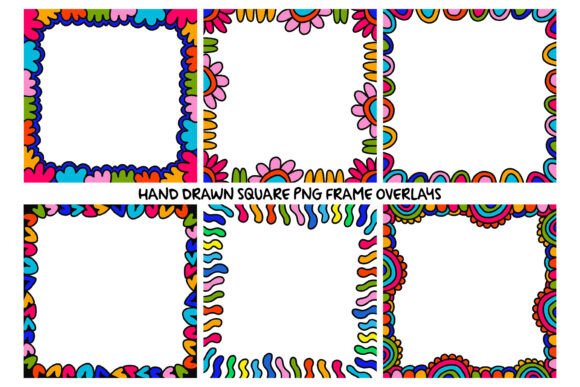 Download Hand Drawn PNG Border Overlays - Overlays Collection