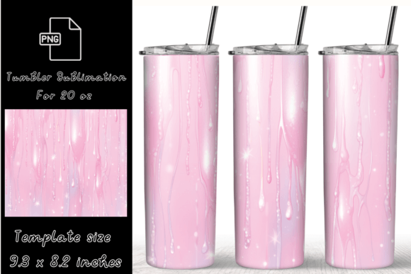 Download Pink Metallic Dripping Glitter Tumbler - Dripping glitter Collection