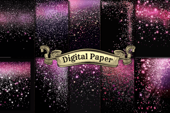 Download Pink and Black Dripping Glitter Digital - Premium Resources