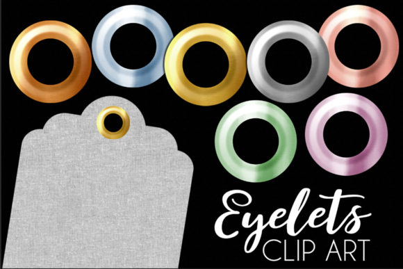 Download Metallic Eyelets Clip Art / Overlays - Overlays Collection