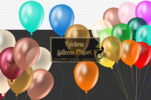 Download Rainbow Balloons Clipart - Rainbow balloons Collection