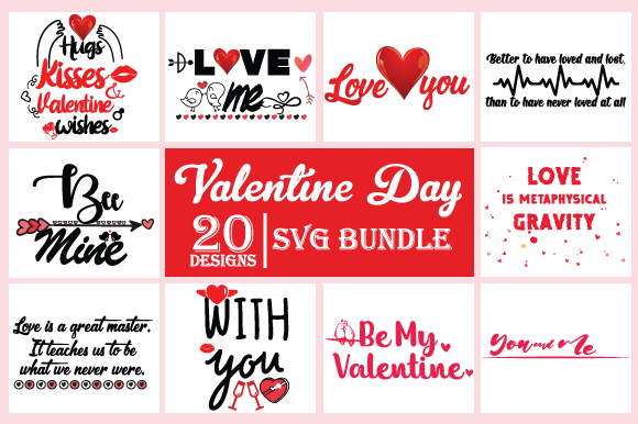 Download Valentine's Day Svg Bundle - Free Design - Free Collection