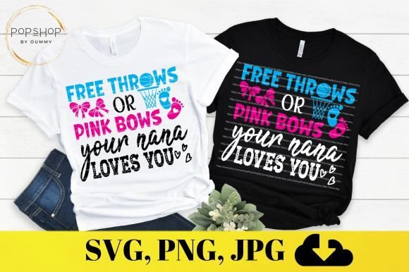 Download Free Throws Pink Bows | Gender Reveal - Free Collection