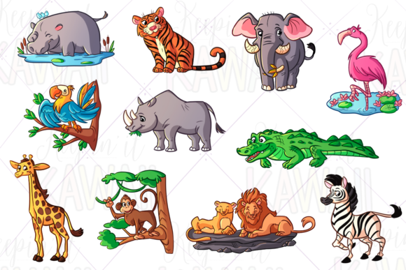 Download Zoo Animals Clip Art - Premium Resources